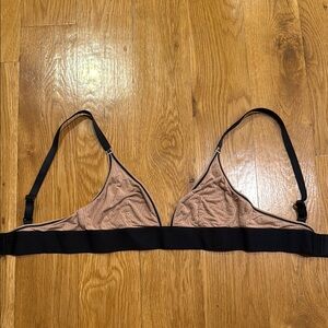 Negative Underwear Black and Tan Bralette